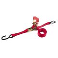 Erickson Manufacturing Rubber Handle Ratchet Red 1 x 15 ft  2000 lbs 51333